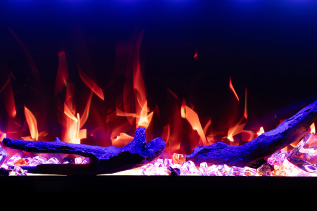 Линейный биокамин MERCURY 60 LED RF